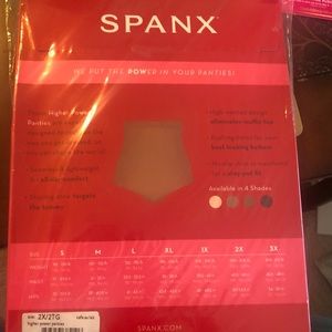 Brand New Spanx high waisted shaper brief